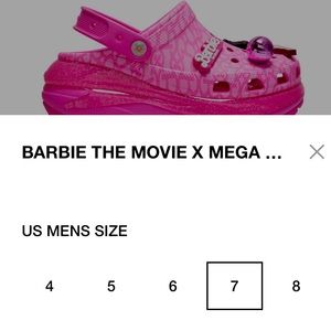 Barbie crocs